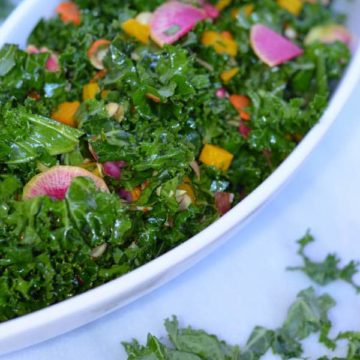 Winter Kale Salad | CaliGirl Cooking