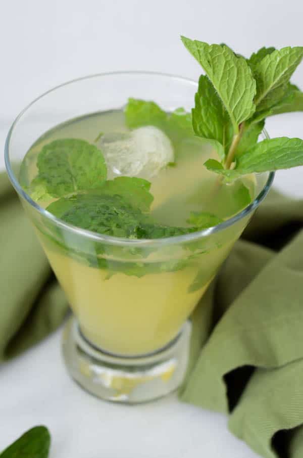 Pineapple Green Tea Martini | CaliGirl Cooking