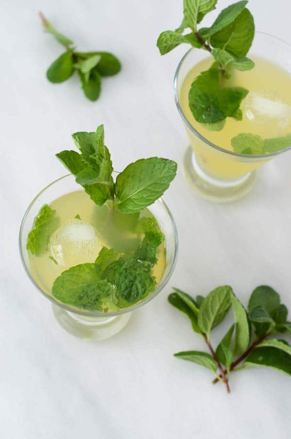 Pineapple Green Tea Martini | CaliGirl Cooking
