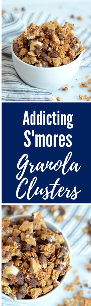 Addicting S'mores Granola Clusters | CaliGirlCooking.com