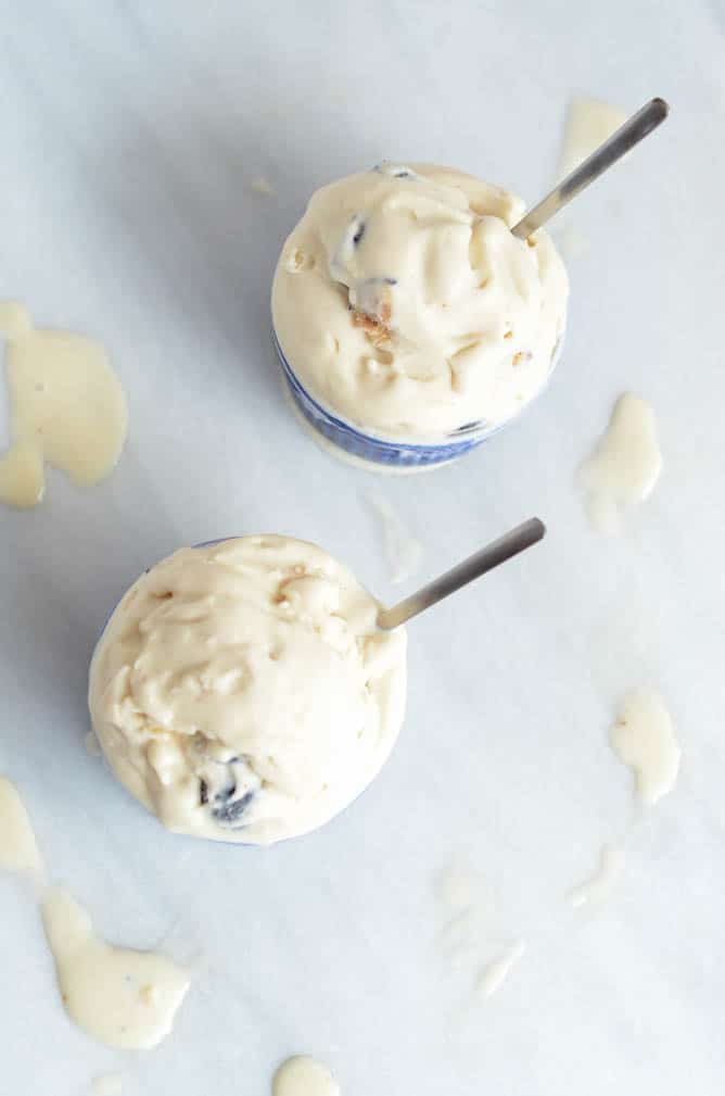 Maple Bourbon Fig Ice Cream | CaliGirl Cooking