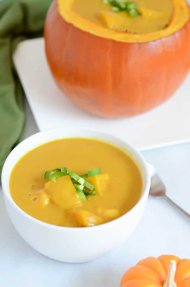 Double Pumpkin Curry with Shrimp | CaliGirlCooking.com