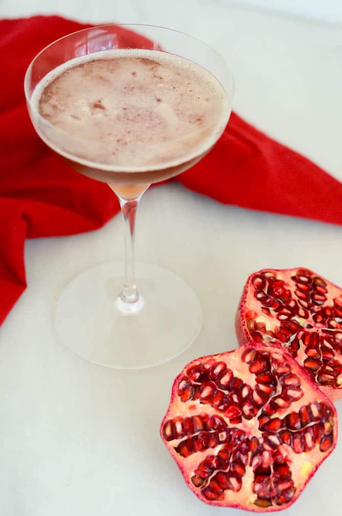 Pear, Pomegranate and Bourbon Punch | CaliGirlCooking.com