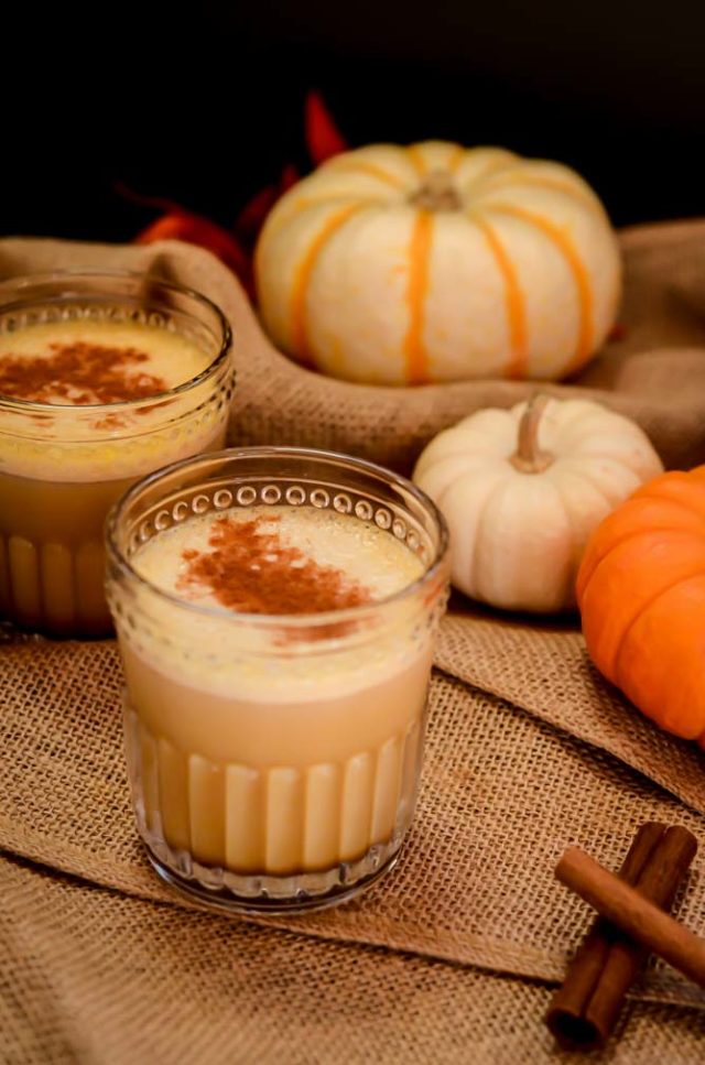 This Pumpkin Spice Mudslide turns a retro drink into a tasty fall cocktail. The perfect addition to your Thanksgiving menu!