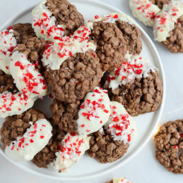 Peppermint Chocoholic Cookies | CaliGirlCooking.com