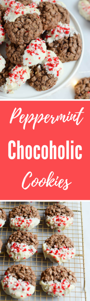 Peppermint Chocoholic Cookies | CaliGirlCooking.com