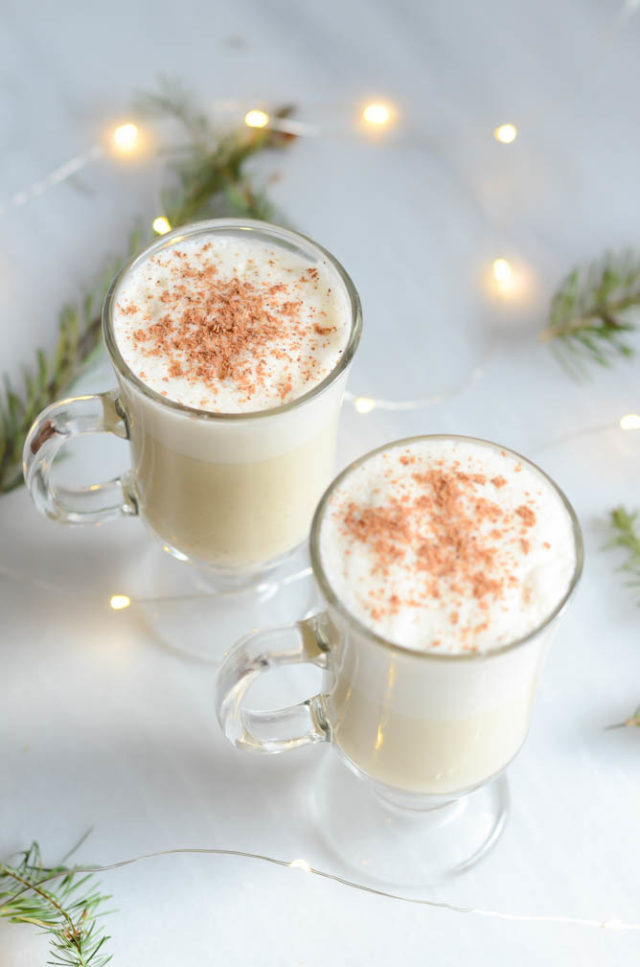 Winter Spiced Vanilla Eggnog | CaliGirlCooking.com
