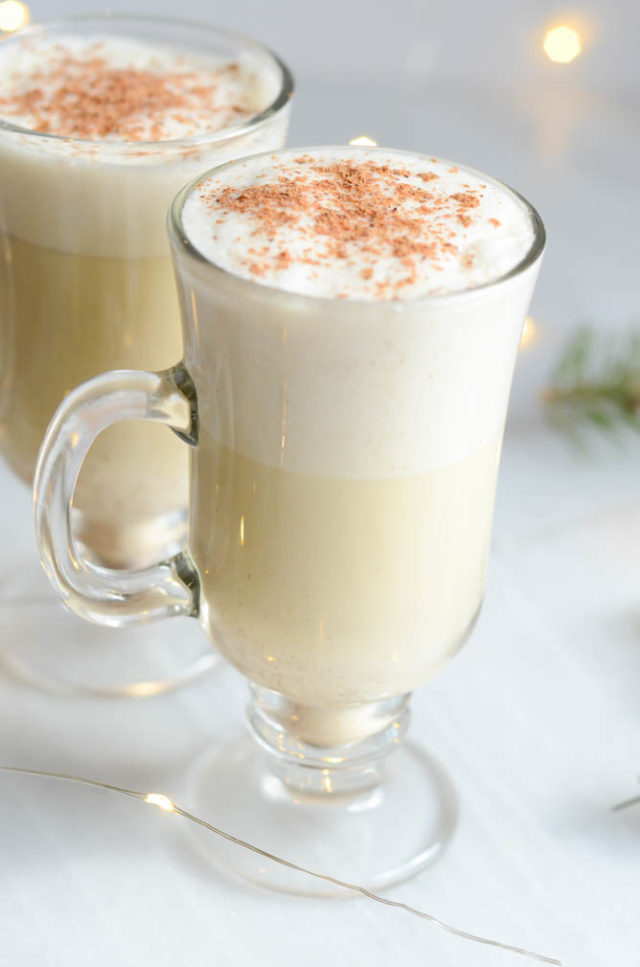 Winter Spiced Vanilla Eggnog | CaliGirlCooking.com