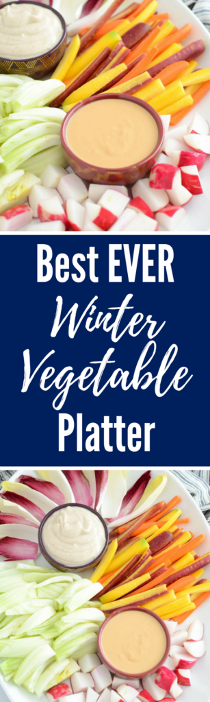 Best EVER Winter Vegetable Platter | CaliGirlCooking.com