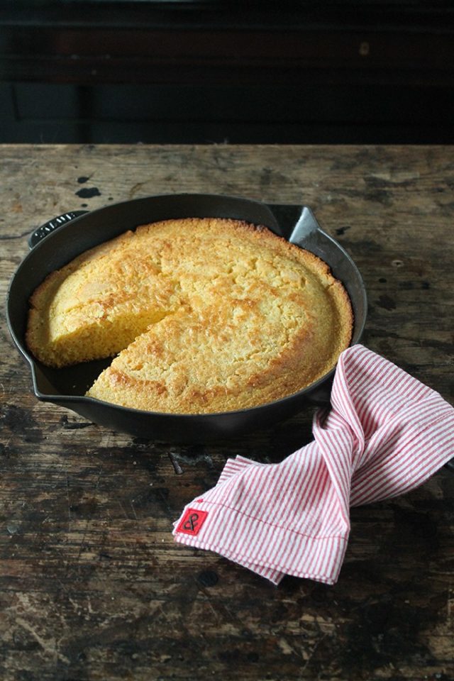Skillet Cornbread with Manuka Honey and Cinnamon Butter | 21 Recipes to Get Hygge With on CaliGirlCooking.com