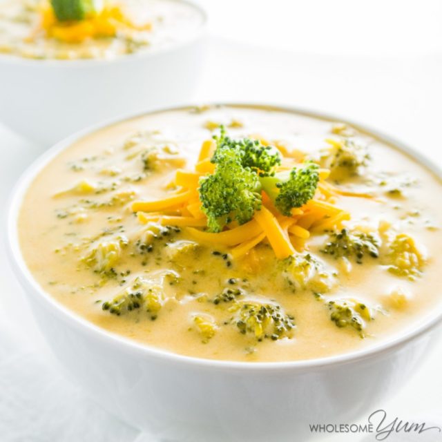 5-Ingredient Broccoli Cheese Soup | 21 Recipes to Get Hygge With on CaliGirlCooking.com