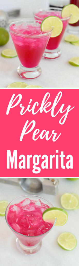 Prickly Pear Margarita | CaliGirlCooking.com
