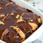 Chunky Monkey Cinamon Rolls with Chocolate Glaze | CaliGirlCooking.com