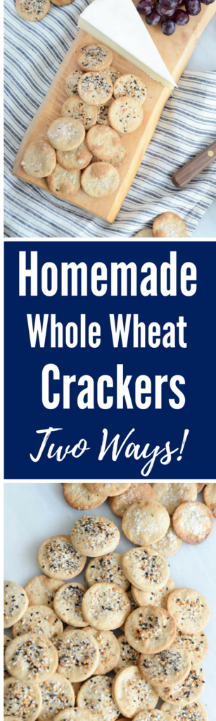 Homemade Whole Wheat Crackers- Two Ways! | CaliGirlCooking.com