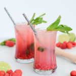 This Fresh Raspberry Mint Limeade is the perfect thirst-quencher for summer! Add vodka for a boozy twist.