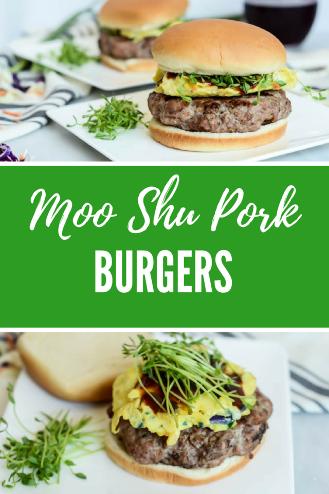 Moo Shu Pork Burgers | CaliGirlCooking.com
