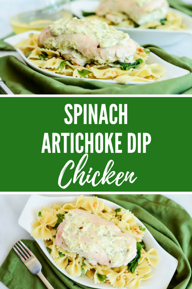 Spinach Artichoke Dip Chicken | CaliGirlCooking.com