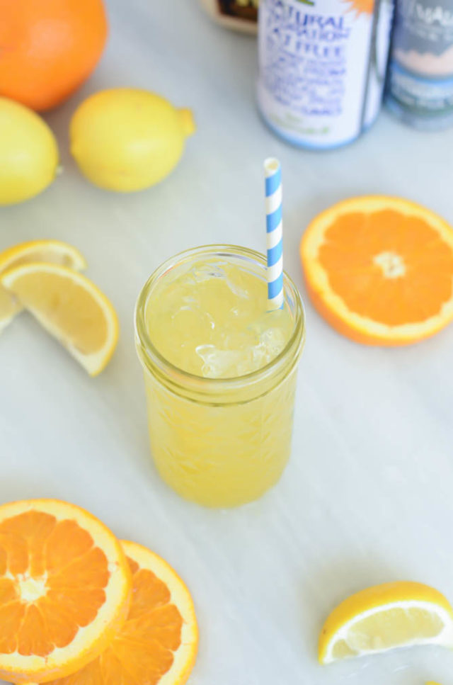 This Homemade Citrus Electrolyte will rehydrate and replenish you after a hard workout!