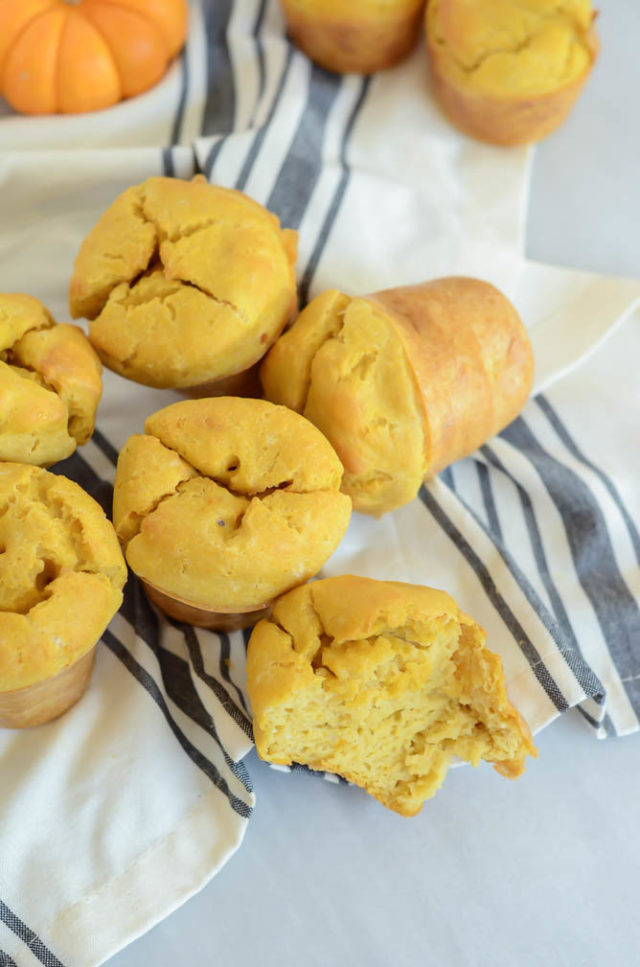 A batch of easy Pumpkin Popovers fresh out of the oven and ready to be eaten!