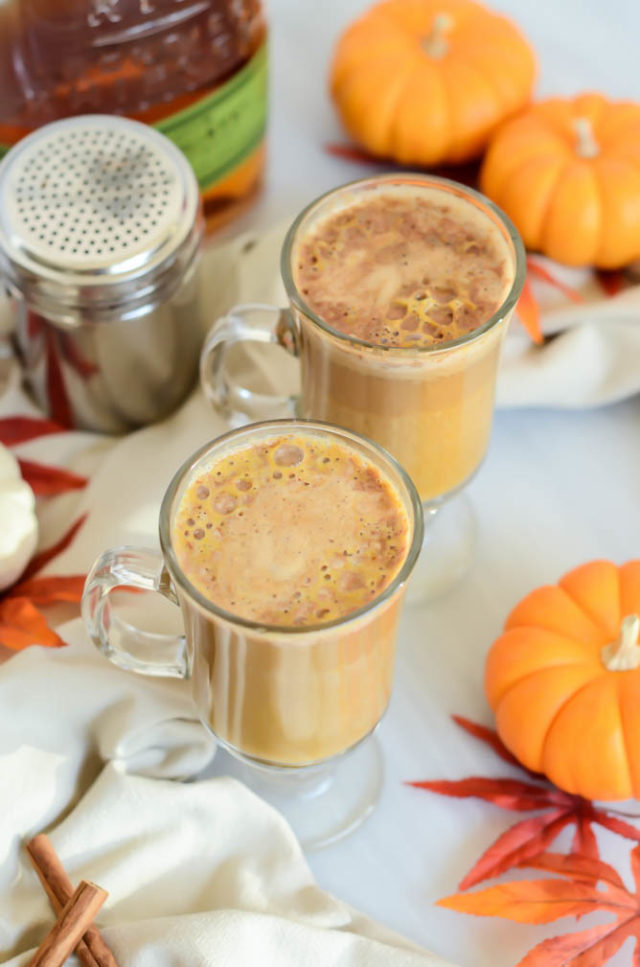 A Bourbon-Spiked Pumpkin Spice Latte will spice up any holiday get-together!