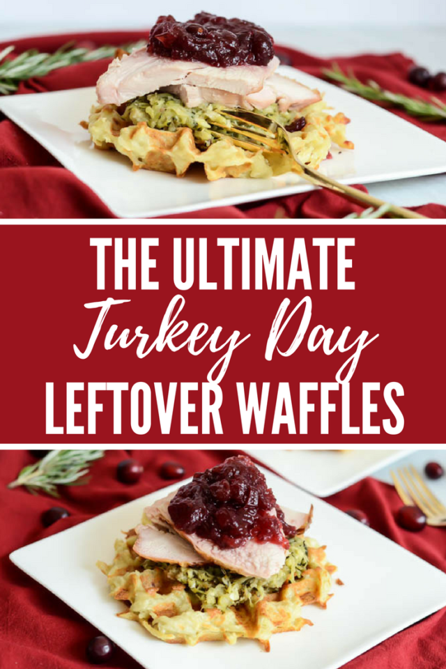 The Ultimate Turkey Day Leftover Waffles | CaliGirlCooking.com