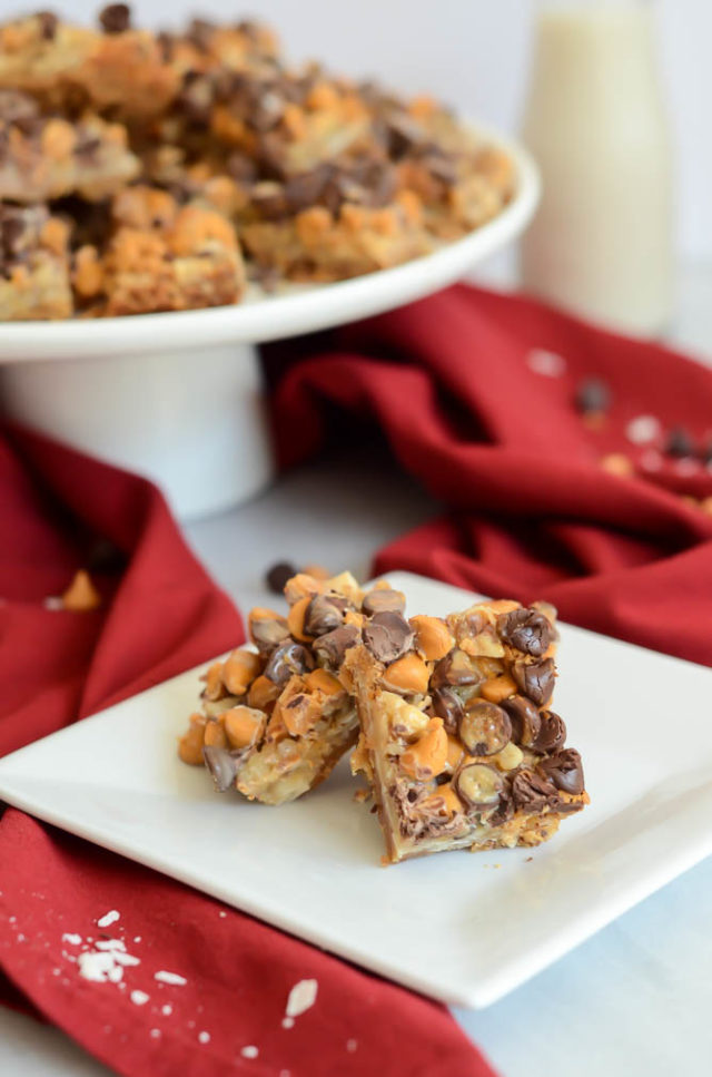 These Chocolate, Butterscotch and Coconut "Grutch" Bars are insanely delicious and bound to be an instant hit over the holidays.