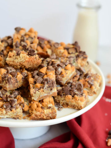 These Chocolate, Butterscotch and Coconut "Grutch" Bars are a holiday favorite and are so easy to make!