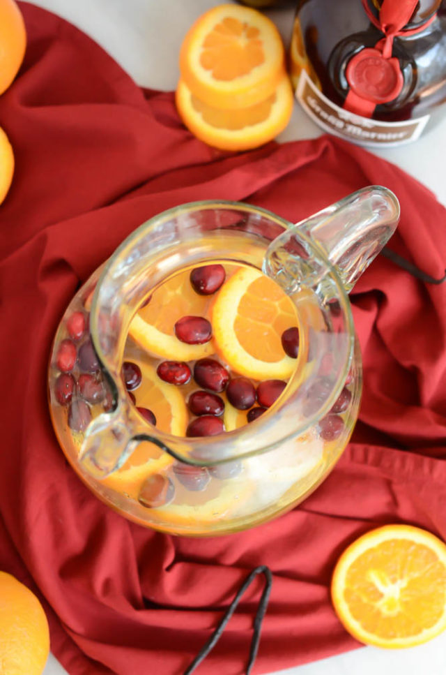A pitcher of this Sparkling Citrus Vanilla Punch is the perfect drink to serve at your holiday get-together.