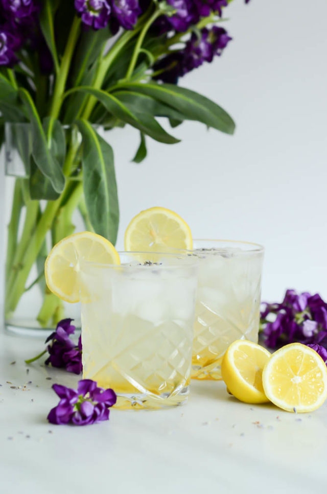 A Lavender Collins is the perfect cocktail for Easter, Sunday brunch or any spring get-together.