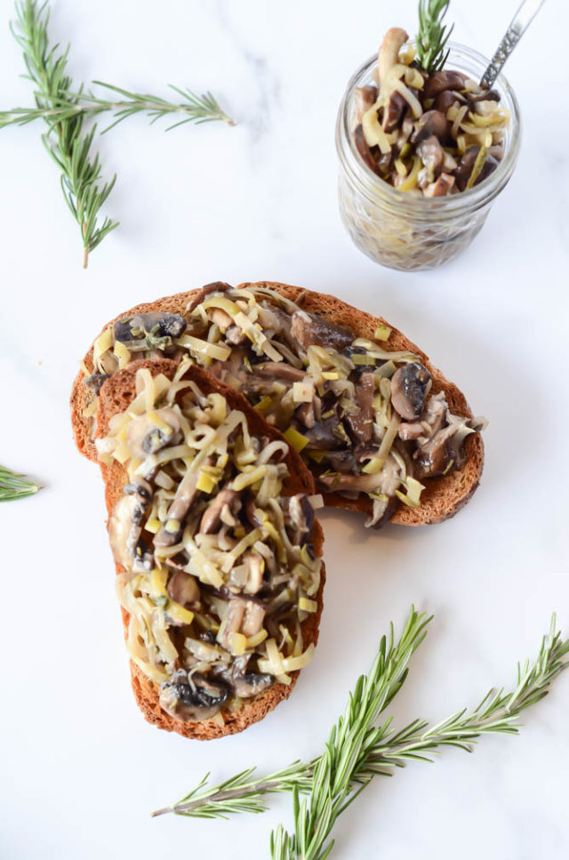 Leeks and a medley of mushrooms combine to form a delicious appetizer that's perfect for picnics, entertaining and more!