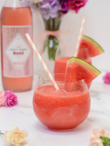 THE MOST Refreshing Watermelon Aperol Frozé is the perfect cocktail for any summer get-together, BBQ or pool party!