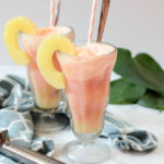 This Tropical Pineapple Orange Guava Float is a fun take on the ice cream parlor classic. The perfect end-of-summer no-cook treat!