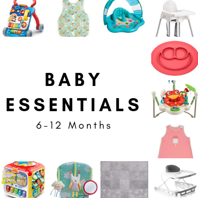 A list of what we considered the essential baby products for our little one's months 6-12. 