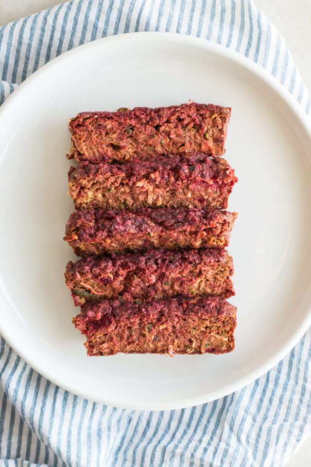 Savory Beet Zucchini Bread | 10 Easy Make-Ahead Baby-Led Weaning Recipes on CaliGirlCooking.com