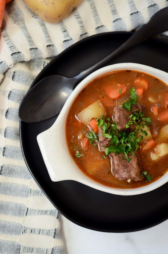 Quick and Easy Instant Pot Guinness Beef Stew | CaliGirlCooking.com