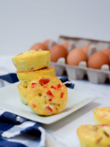 Egg cups are a great make-ahead meal or snack for 12-month-olds!