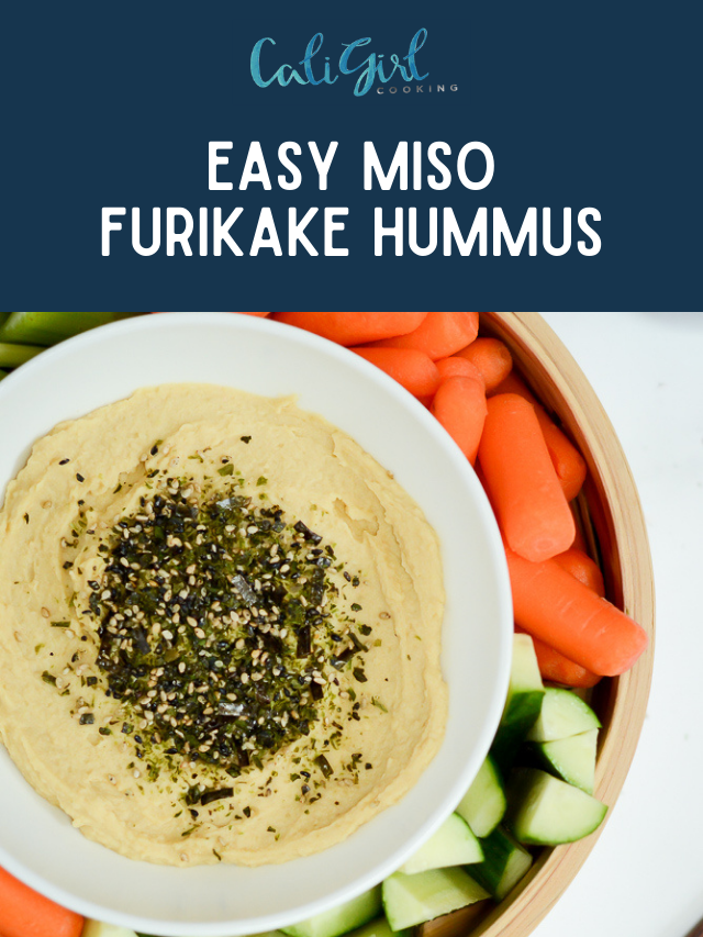 Easy Miso Furikake Hummus
